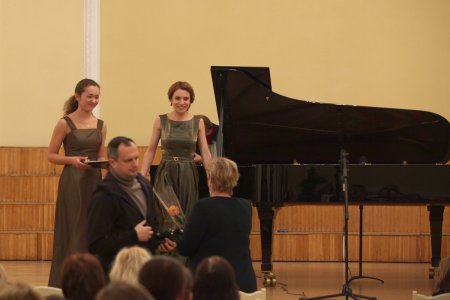 Вечер фортепианных дуэтов  в Вильнюсе © 2014   Владимир Царалунга-Морар
