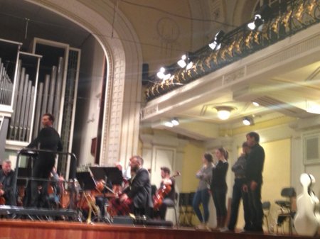 Репетиция "Аринушки" с Литовским камерным оркестром