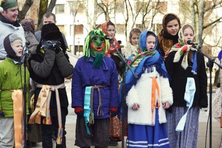 Ансамбль "Аринушка" на Вильнюсской городской масленице
