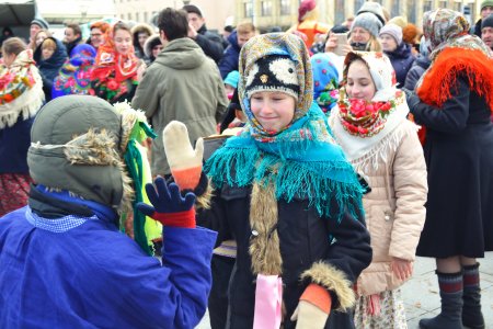 Ансамбль "Аринушка" на Вильнюсской городской масленице