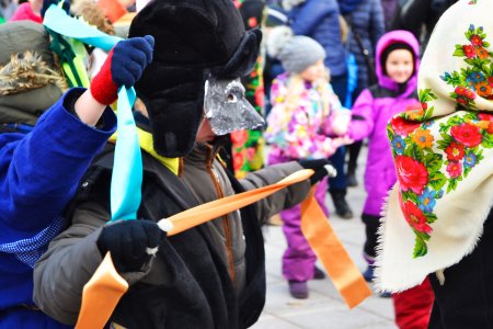 Ансамбль "Аринушка" на Вильнюсской городской масленице
