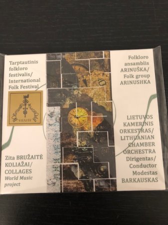 Международный фольклорный фестиваль «Покровские колокола», уже давно прославившийся далеко за пределами Литвы, представляет своё новое творение в стиле World music - компактный диск «Коллажи» композитора Зиты Бружайте.